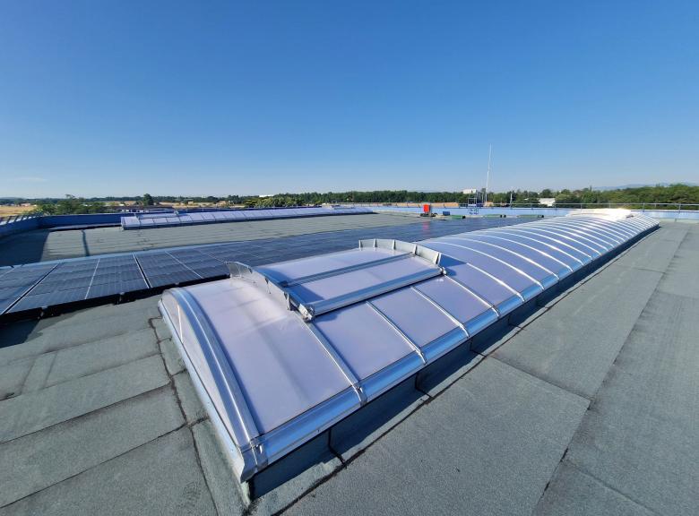 Voûte thermique isolante pour bâtiment industriel à Bourg-en-Bresse